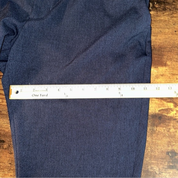 Bluffworks Mens Pants Large 33x29 Blue Presidio Airline Pull On Tailored Fit - Picture 5 of 12